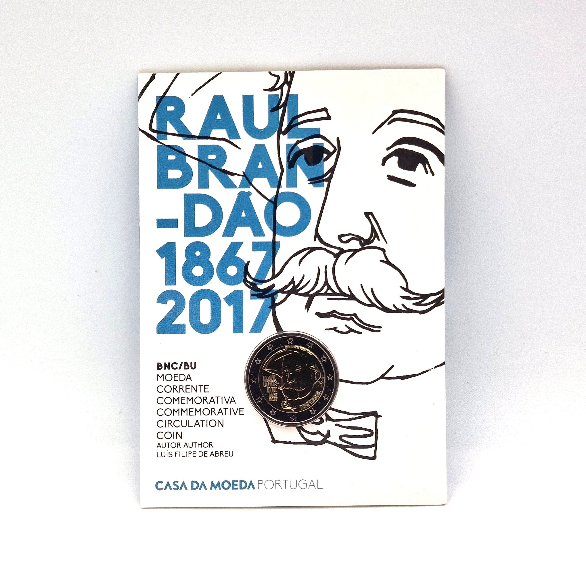 2017 Raúl Brandão - 2€ Portugal Coincard